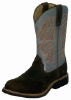 Twisted X CCW0001 for $99.99 Children's Round toe Western Boot with Distressed Saddle Leather Foot and a Round Toe